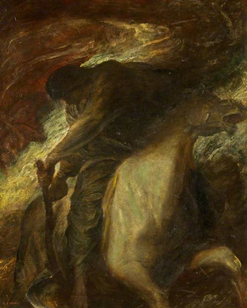 scribe4haxan:  Death and the Pale Horse ~ by George Frederic Watts…