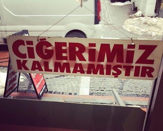 CİĞERİMİZ
KALMAMIŞTIR