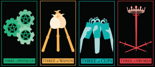 Tarot Card Designs. Been Working On These For About A Month Now.