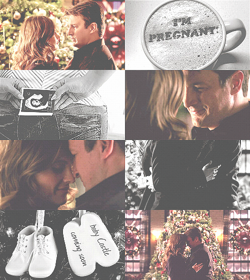 loismagic:   Castle AU Scenario   Beckett tells Castle she’s pregnant on Christmas. 