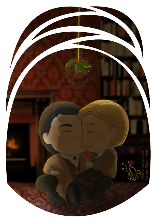 nadeshikoshirogi: Johnlock especial de Navidad  Johnlock Christmas Special