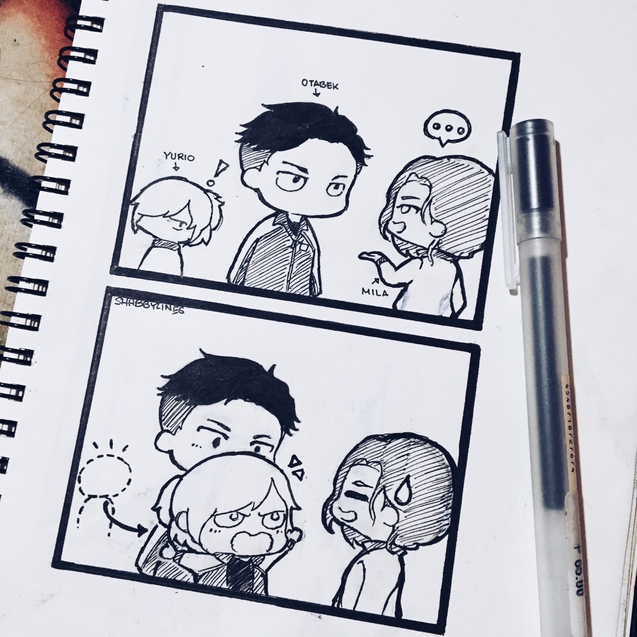showmeyourtrueeros: shabbylines:  Yurio: OTABEK IS MY FRIEND!!!!!! &gt;:0   @waterfallfuu