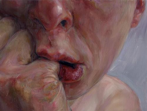 artforshani:  Jen Mazza An Erosion, 2008, oil on linen 6.5 x 8.5 inches