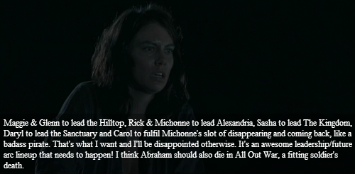 twdamc-confessions:  “Maggie &amp; Glenn to lead the Hilltop, Rick &amp;