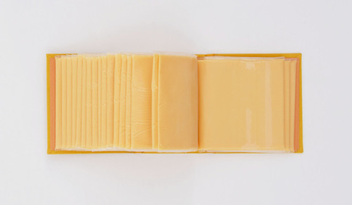 itscolossal:Cheese Slices, Condiments, and Other Object Collections Bound into Books by Ben Denzer