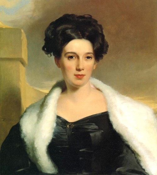 Portrait of Mary Ann Heide Norris (1830). Thomas Sully (American, 1783–1872). Oil on canvas. P