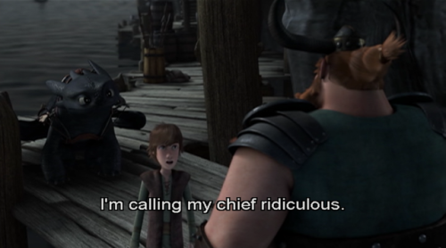 ashleybenlove: HICCUP IS A SAVAGE.I always loved this differentiation of Stoick’s two roles, b