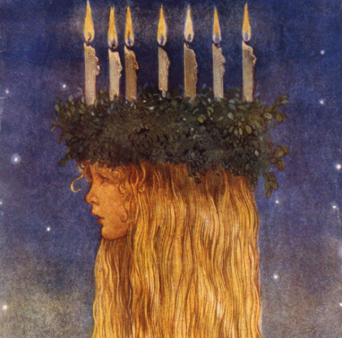 vintagegal:  The art of Swedish painter and illustrator John Bauer (June 4th, 1882 – November 20th, 1918)   Romantically Dreamy 😘❤️