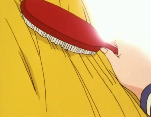 schala:  Usagi is so depressed about Mamoru being kidnapped by the Dark Kingdom that she is unable to focus on anything. Of all the senshi, it’s Minako, who was just introduced and has not had time to become friends with the rest of the team yet, is