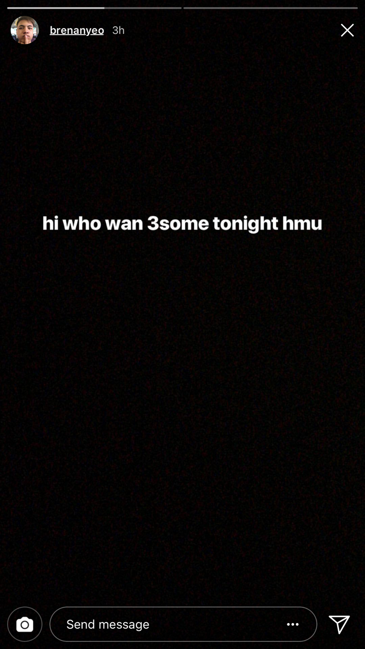 sgnottiboys:  theboythatranaway:  [Submission] Horny SG gayboy Brenan looking for