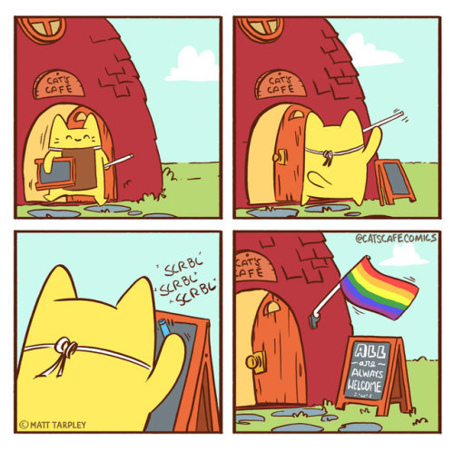 catscafecomics:All are always welcome