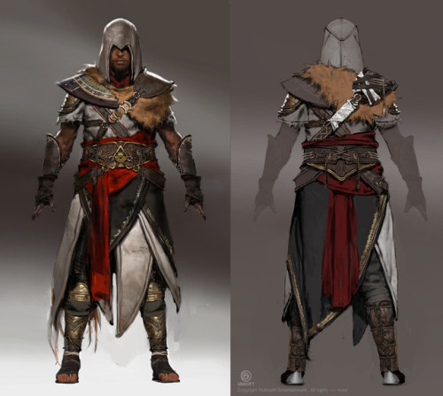 gebo4482: Assassin’s Creed: Origins The Hidden Ones DLC outfits - Bayek and Aya by Jeff Simpso