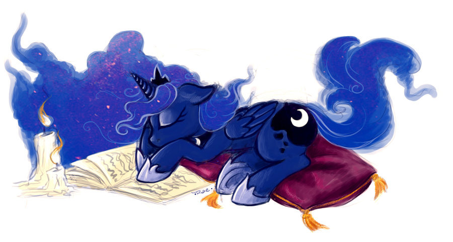 epicbroniestime:  royalcanterlotvoice:  Luna by ~Raenyras  La luna tiene tu cara,