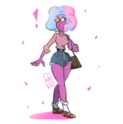 rosyquartz:  juniperarts:  new aesthetic: cotton candy mom in cute outfits   