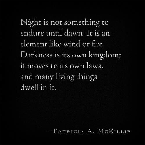 darkness is its own kingdom