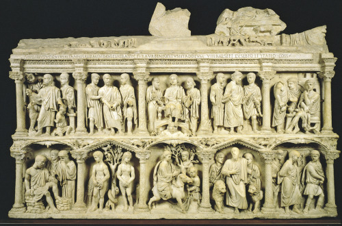 abstraction-through-the-age-blog:Late Antiquity Art Sarcophagus of Junius Bassus from Rome, Italy Ci