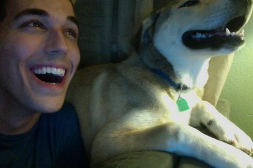 zackisontumblr:zackisontumblr:i met the most beautiful dog and we make the same faces !!!it looks li