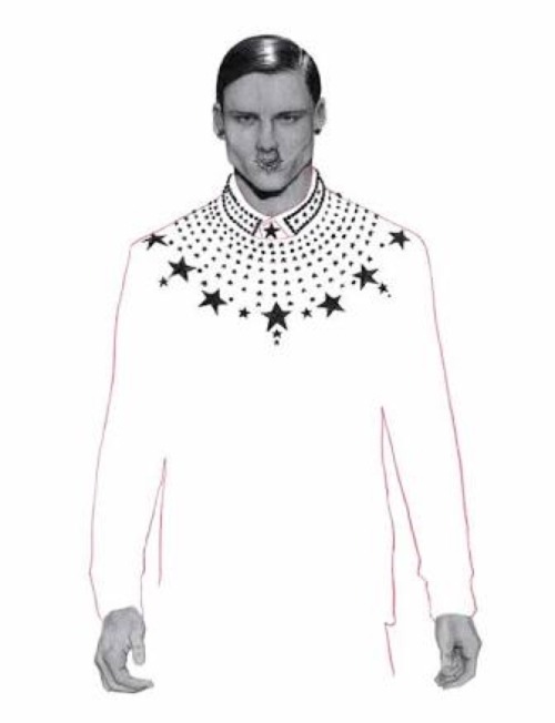 Givenchy Fashion illustration