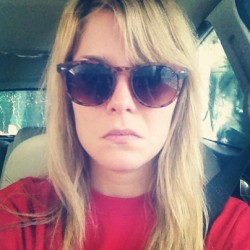 gracehelbig:  Girl in a car wash having a
