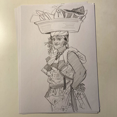 miacat7: Costume Drawing - Colombia