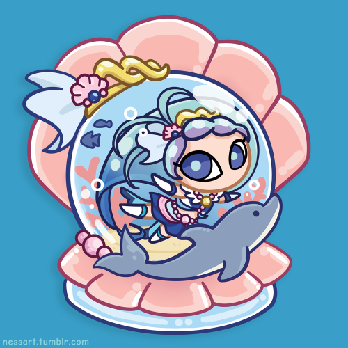 cure mermaid snowglobe (2020)