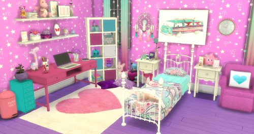 Pastel Star Walls- White TrimSet of 20. Non-Default. All cataloged together under ‘wallpaper’. All i