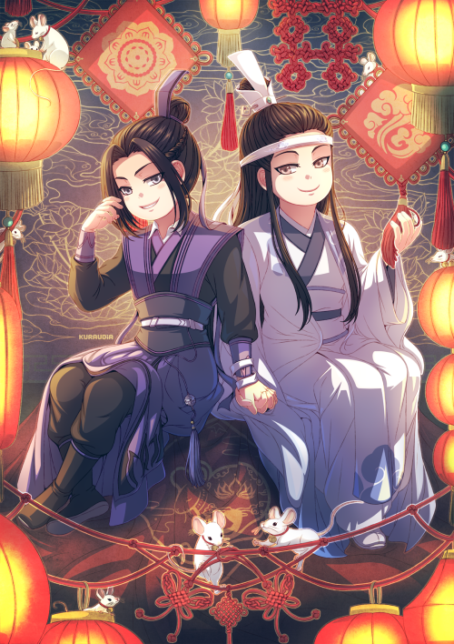 This is my entry for the XiCheng CNY event in Lofter~ Happy Chinese New Year! ✨❤ I wish you all good