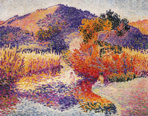 artist-cross:River in Saint-Clair, Henri-Edmond CrossMedium: oil,canvashttps://www.wikiart.org/en/he