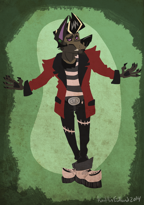 commodorepompadour:  Spent muh valentine’s day doing commission stuff. This guy