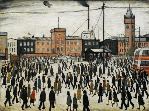 L. S. Lowry - Going to Work (1943)
