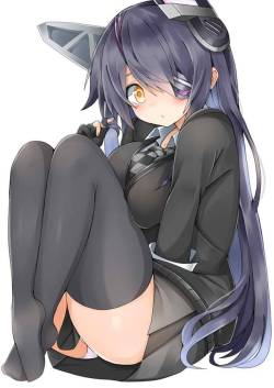 dedicated-for-tenryuu:  tenryuu in long hair,,