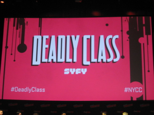 NYCC 18 Saturday Deadly Class panel Executive produced by the Russo Brothers (Captain America: WS, A