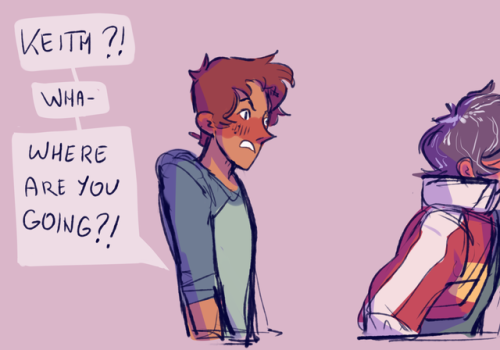 lavenderdreamer13:Keith, leaving in the middle of a conversation to quickly find an alien hair dye f