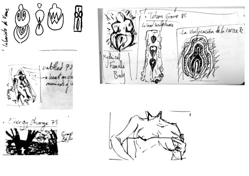 arterialtrees:  Ana Mendieta from TRACES at Hayward Gallery