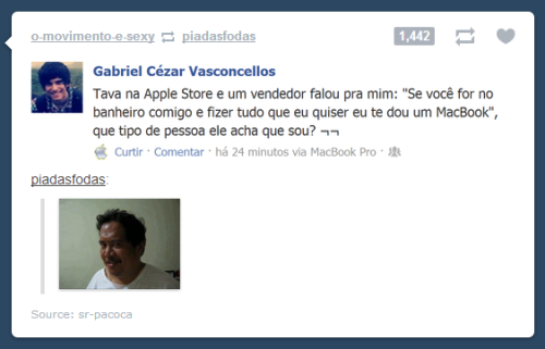 somente-essa-noite:  VIA MACBOOK KKKKKKKKKKKKKKKKKKKK MORRI KKKKKKKKKKKKKKKKK