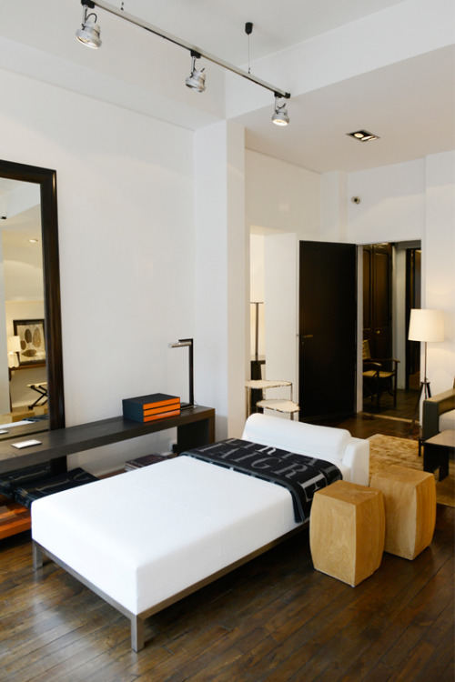 {H&H fave, Christian Liaigre’s perfectly curated Paris Showroom showcases his clean, refined, an