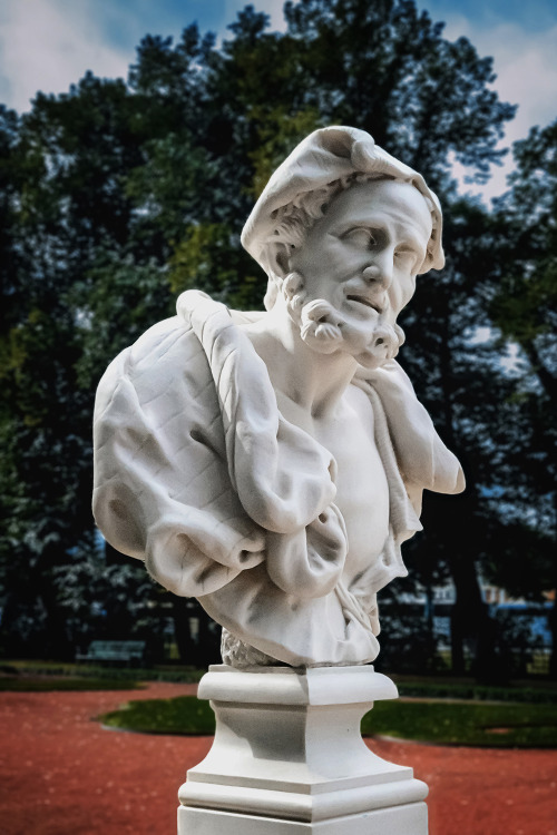 Marble busts of the ancient philosophers in The Summer Graden, St. Petersburg, Russia1. Aristotle “T