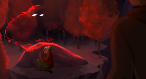 I Really Really Dig The Trailers For Oxenfree, So I Tried To Draw A Few Of My Favorite Scenes From Them.