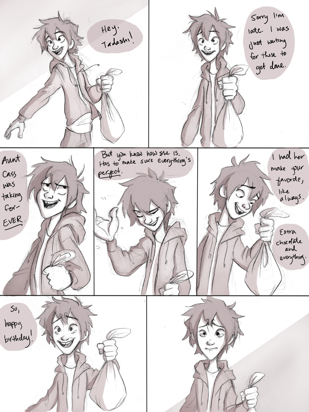 uponagraydawn:  i’d imagine that one of the hardest days was when tadashi’s birthday