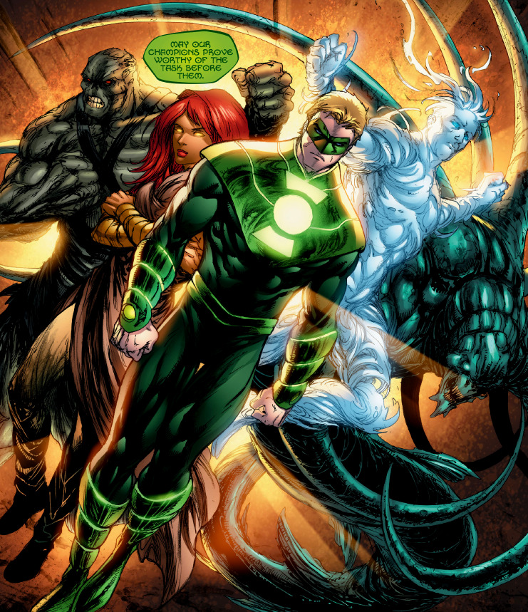 marvel-dc-art:  Earth 2 #30 - "Avatars" (2015)pencil by Andy Smith, Tyler