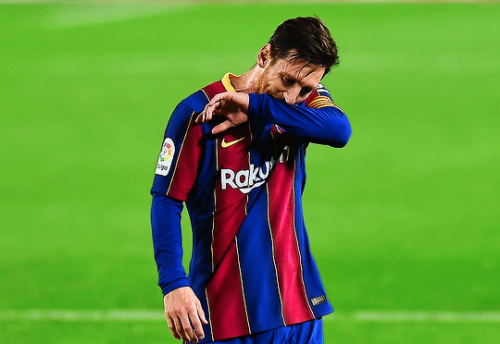 teammessi:  Lionel Messi of FC Barcelona during the La Liga match between FC Barcelona and Real Betis played at Camp Nou Stadium on November 7, 2020 in Barcelona.