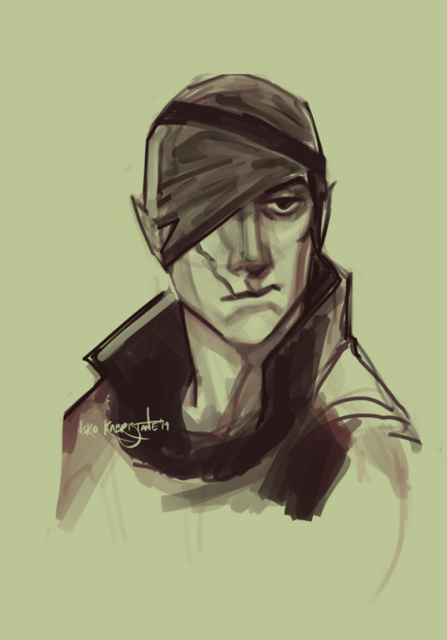 iskodraws: starting off the day with coffee that is slightly too hot and Iorveth because I love him 
