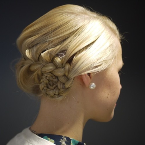 #hair #hairdo #blond #blonde #braids #braid #plait #frenchbraid #updo #flowerbraid #nofilter