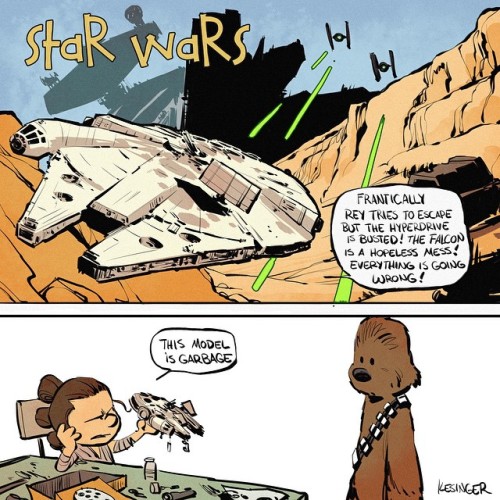 archatlas:Calvin and Hobbes: The Force Awakens #1 Brian KesingerStory artist at Walt Disney animatio