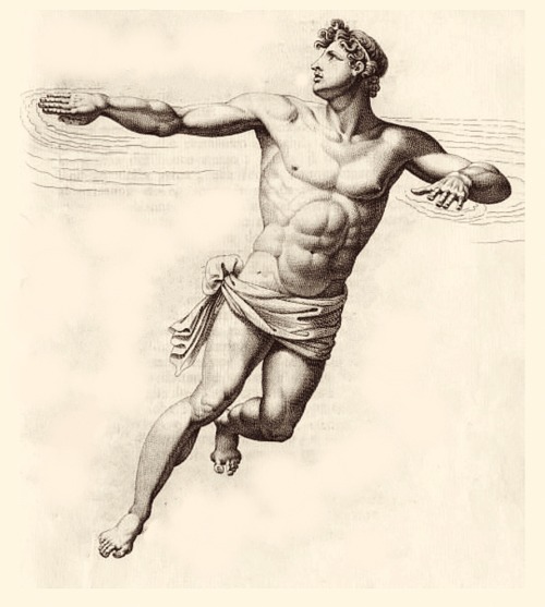hadrian6:  Floating Man. 1685. engraving.       http://hadrian6.tumblr.com