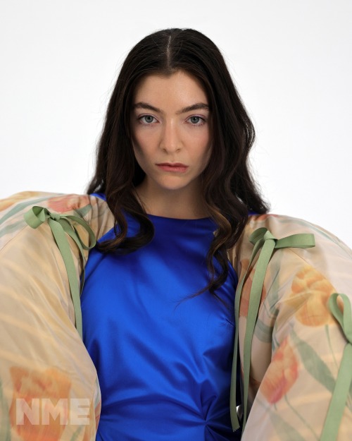 Lorde photographed for NME Magazine.