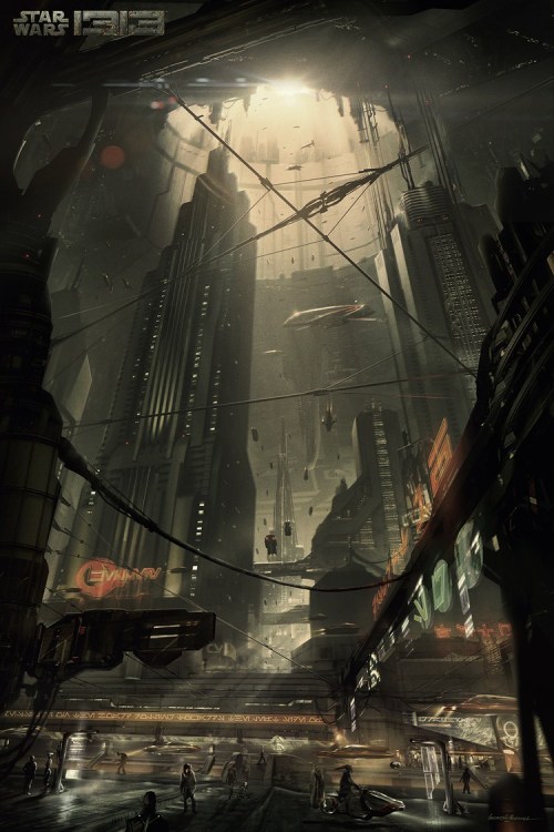 alwaysstarwars:Concept Art for the cancelled game Star Wars 1313 - via /Film