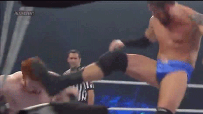 freeloveisnotfree:  Highlight of (every single Wade’s) match: that bulge.