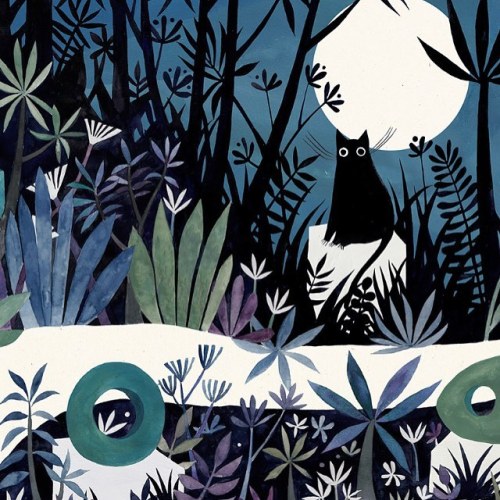 Section of an illustration for Ann Kelley’s As I Was Going To St.Ives