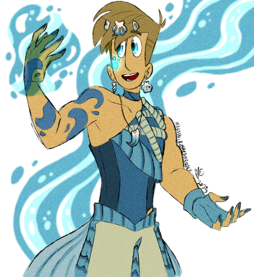@tifalikesart's Demigod Martin! I Didn't Have The Energy To Draw Chris. >.> 